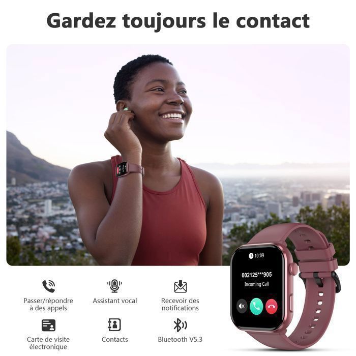 Montre Tracker Fitness Étanche IP67 - EJ.LIFE - Suivi de Sommeil