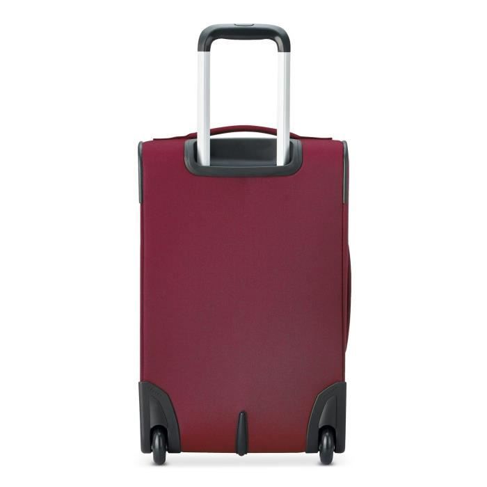 Valise DELSEY Pin Up Rouge Soute Roues silencieuses