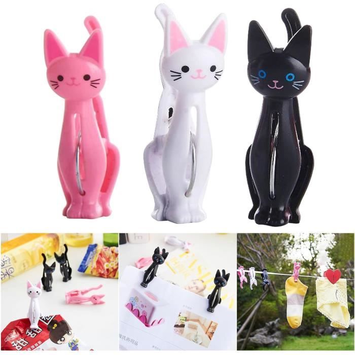 Pince à linge,Lot de 12 Mini épingles à linge en forme de griffes de