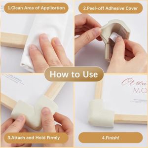 Bandes De Protection Coins Agashi - Mousse NBR 4m - Épaisseur 8mm - Pour Tables, Meubles, Angles