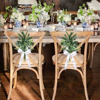 100 Nœuds En Satin Pour Décoration Voiture Mariage - Blanc, Pour Table, Chambre, Fête