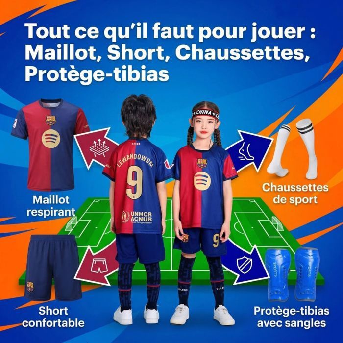 Vente Maillot de Foot FC Barcelone Domicile Leaked Version 2023/2024
