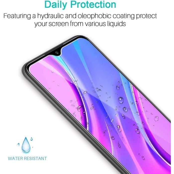 Pack Protection Xiaomi Redmi Note 9 - 2 Films Verre Trempé + Coque - Marque Novago, Neuf