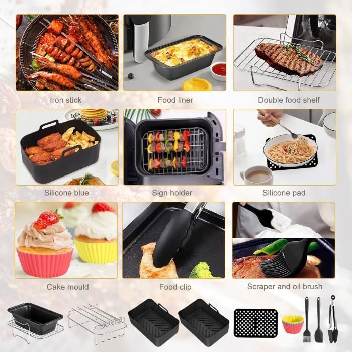 Grille Ronde Pour Autocuiseur 2 Grilles Cuisson Acier Inox 20cm - Pour Four, Friteuse Air, Mise En Conserve | Lavable Lave-Vaisselle Grille Barbecue 54 Cm