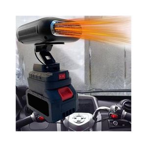 Chauffage De Voiture, Dégivreur De Voiture 2 En 1 Ventilateur De Chauffage Ou De Refroidissement Rapide Rotation A 360 Degres 98382136