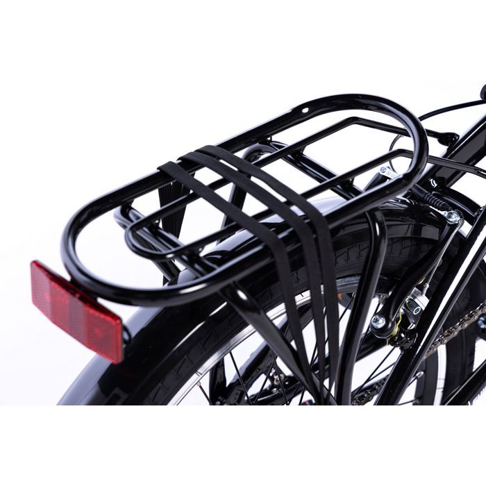 Soldes d'été 2026 : Velo de ville electrique moma bikes 26 2 shimano 7v noir pas cher