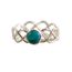 Femmes Vintage 925 Argent Gemme Turquoise Bracelet Réglable Mariage Bijoux