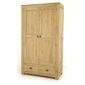 Ethnik Chic Armoire Penderie 2 Portes 2 Tiroirs Maya Huile