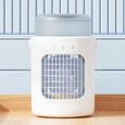 1 Climatiseur Portable 3 En 1, Réservoir 600 Ml, Ventilateur 3 Vitesses, Humidificateur D'air Avec 7 ACCESSOIRES FABRICATION MAISON