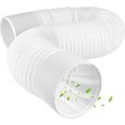 Tuyau d'échappement pour climatiseur mobile – Longueur 3 m – Diamètre 150 mm – Fil d'acier et polypropylène – Pliable et extensible