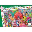Puzzle Fantastique - DJECO - Carnaval de Rio - 200 pièces - Pour Enfant de 6 ans et plus - Mixte - Vert-0