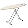ROWENTA Pro Comfort Table à repasser, Extra-stable, Large surface, Hauteur réglable, Repose-fer, Supporte jusqu'à 40 kg IB5100D1-0