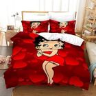 BRAND Housse de Couette - Betty Boop - 3D Imprimé - Microfibre - 220x240cm
