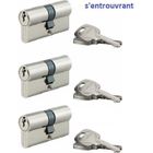 FTH THIRARD 3 CYLINDRES SERRURE 30/40 S ENTROUVRANT AVEC 9 CLE