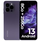 Smartphone Pas Cher HOTWAV Note 13 Pro-Cadeaux Noël-6.6 Pouces HD+ 5160mAh 8+256Go 50MP Téléphone Portable NFC - Violet