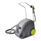 JARDIBRIC Dévidoir d'arrosage à pédale - Tuyau 30m - Rallonge 2m - Pistolet multi-jets - Système à pédale - Enroulement facile