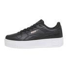 Baskets femme Puma Carina Street - noir/noir/or rose
