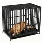 UNHO Cage pour Grand Chien Interieur Caisse de Transport Chien Grande Taille 95x58.5x82.5cm