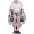 VOLIBEAR 100pcs 130*160cm Peignoir de Coiffure Jetable Cape ImperméablePour Coloration et Protection