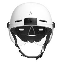 Caméra pour Casque de Vélo électrique Protection ABS+EPS Enregistreur vidéo intégré au casque - Blanc