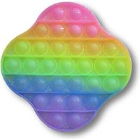 Fidget Toy POP IT Silicone Anti Stress Bubble Fidget  Jouet Sensoriel à Bulles – Fleur Paillettes Glitter Push Poppers [KAEESI®]