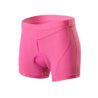 Shorts de Cyclisme Femmes sous-Vêtements 3D Gel Rembourrés, Cuissard Velo Femme à Sechage Rapide Confort Respirant Shorts,Rose