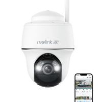 Reolink 8MP Caméra Surveillance Argus Series B440 Dual-WiFi Exterieure,Vision Nocturne Couleur,Pan&Tilt,Détection Intelligente