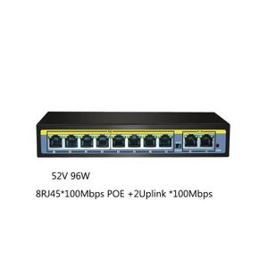 SWITCH - HUB ETHERNET  X1010B - Commutateur Ethernet POE avec système de 