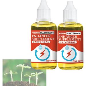 ARBRE - BUISSON Plant Growth Enhancer Supplement, Plant Supplement, 50ml Root Enhancer for Plants, Pot Plant Growth Enhancers (2PCS)
