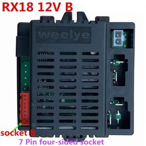 VOITURE - CAMION RX18 12V B - Voiture électrique pour enfants, télécommande Bluetooth, contrôleur de jouets, fonction de démar