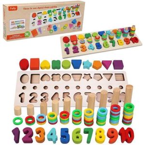MagiDeal Math Counting Sticks Montessori Jouets éducatifs pour bébé 