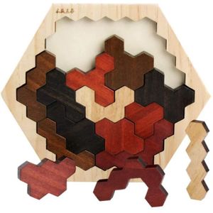 PUZZLE Puzzle Tetris bois pour tout-petits - ZGEER - 2 pi