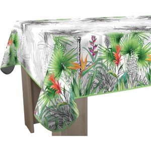 Nappe anti-tache rectangle 150 x 240 cm Étoile givrée Noël - Decome Store Nappe anti-tache rectangle 150 x 240 cm Étoile givrée Noël - Decome Store