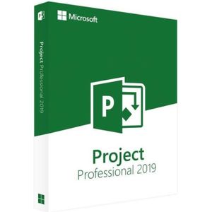 BUREAUTIQUE À TÉLÉCHARGER Microsoft Project 2019 Professionnel - Clé licence