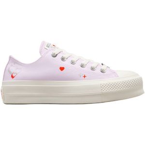 Converse plateforme noire coeur clearance
