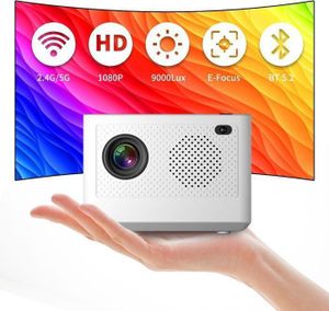 Vidéoprojecteur Vidéoprojecteur - ONEMIX - HD 1080P - WiFi - Bluetooth -Home Cinéma - Projecteur Portable - pour HDMI/USB/Smartphone/Laptop/TV/PS5