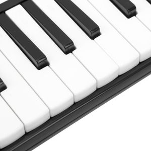 PACK PIANO - CLAVIER Pwshymi Mélodica pour enfants IRIN Mélodica Instrument de Musique à Vent à 32 Touches pour Pratique de instruments harmonica Noir