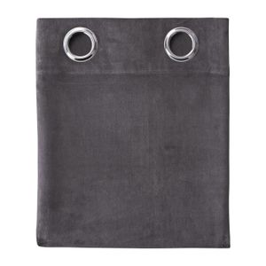 TODAY Rideau Velvet 100% polyester - 140 x 240 cm - Gris foncé
