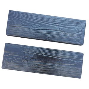 2 pièces en plastique moule pas à pas moule moule des planches en bois 