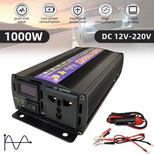 WGE Convertisseur Puissance Inverseur 36V CC à 220V CA 500W - Onduleur Voiture Avec USB Et Protections