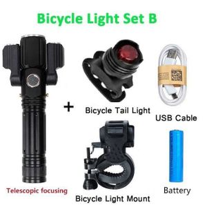 ECLAIRAGE POUR VÉLO RUNING-Vélos Light Set B - Feu avant de bicyclette