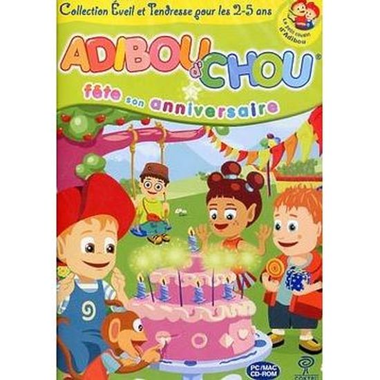 Adibou D Chou Fete Son Anniversaire Jeu Pc Cdiscount