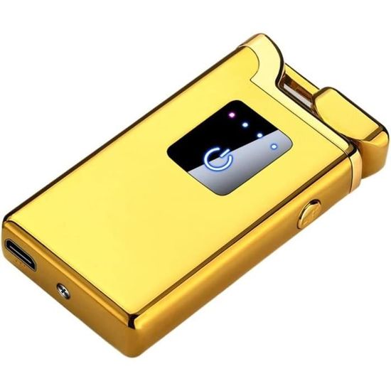 Briquet électronique USB Rechargeable,allumage à écran
