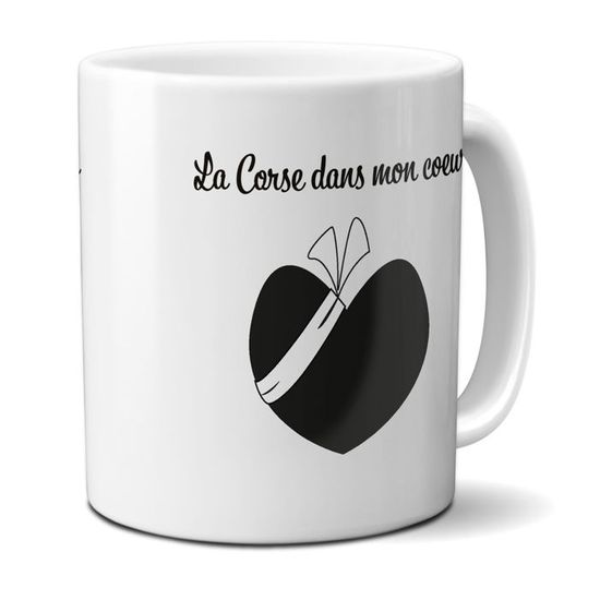 Tasse Céramique Corse CBKREATION - Dorée - Mug 100% Neuf