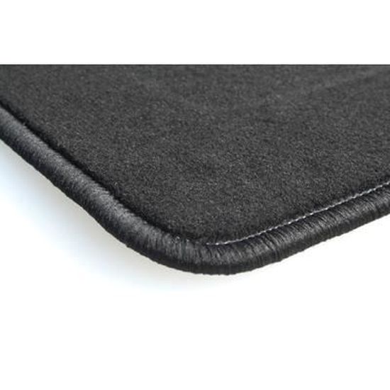 VW Scirocco 2008 Sur-Mesure Ajustée Tapis Sol Voiture Noir tapis bordure noire