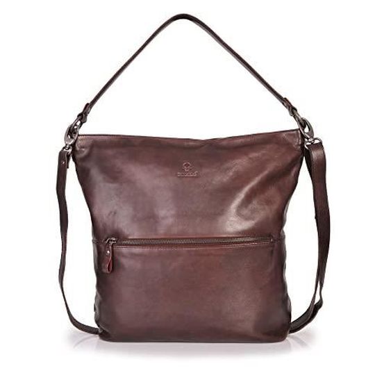 Sac Bandoulière Vintage SAS Marron Tapisserie - Style Bistrot Français - Très Bon état