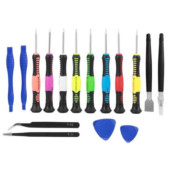 8Pcs kit outils reparation telephone Pour Smartphone Tablet MacBook Pro Air  iPhone - Cdiscount Bricolage