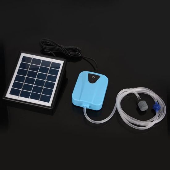 Aérateur De Bassin Solaire VIFERR - Pompe à Air Avec Batterie - Pour Aquarium, étang - Énergie Gratuite