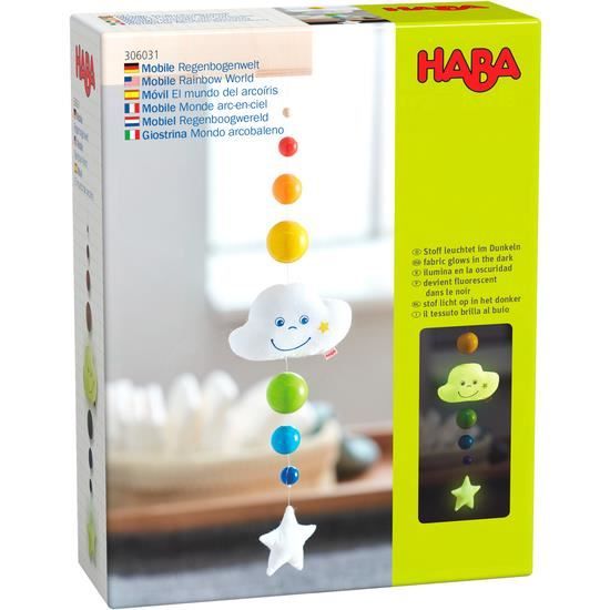 Haba - mobile arc en ciel - Cdiscount Jeux - Jouets