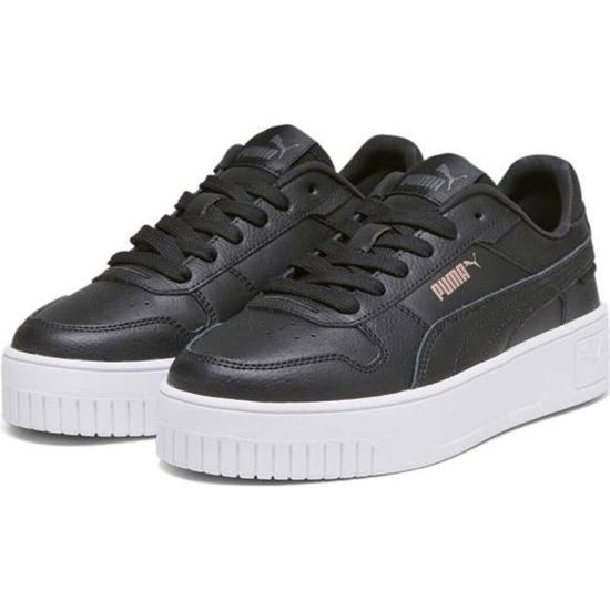 Basket puma femme online noir et doré